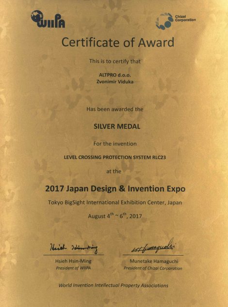 2017_Japan-design&invention-expo_Japan_Srebrna-medalja_RLC23